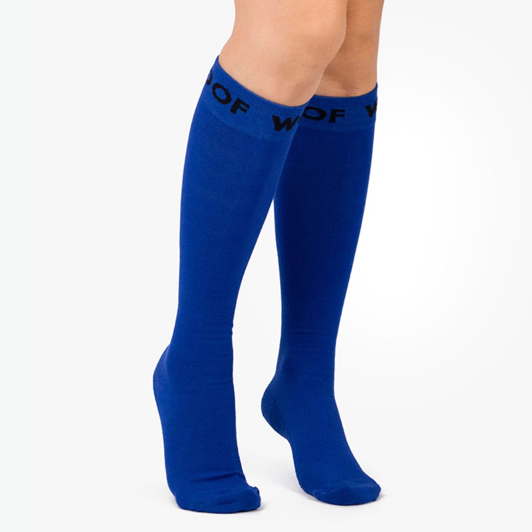Royal Blue Bamboo Compression Socks (Old Sizing)