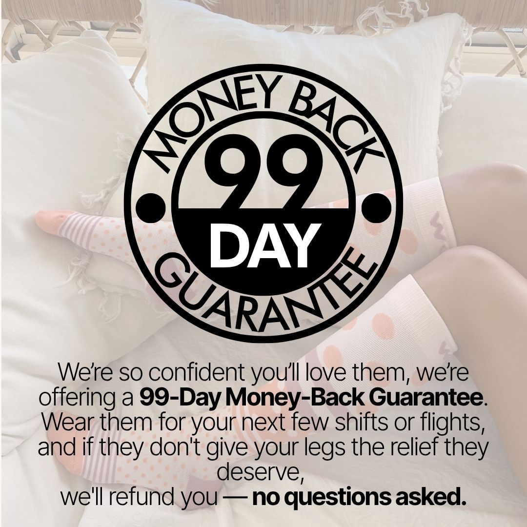 Sassy Hippo Bamboo Compression Socks